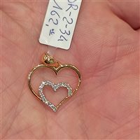 Pendente Vidali Gioielli Donna in Oro rosa Zircone PEOR-2-34 - PEOR-2-34